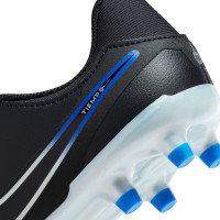 Nike Tiempo Legend 10 Academy Gazon Naturel Gazon Artificiel Chaussures de Foot (MG) Enfants Noir Bleu