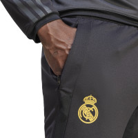adidas Real Madrid Pantalon d'Entraînement Europe 2023-2024 Noir Doré Gris Foncé