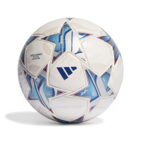 adidas Champions League Competition Ballon de Foot Taille 5 2023-2024 Blanc Argent Bleu