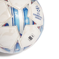 adidas Champions League Competition Ballon de Foot Taille 5 2023-2024 Blanc Argent Bleu