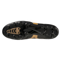 Mizuno Morelia II Pro Gazon Naturel Chaussures de Foot (FG) Noir Doré