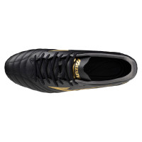 Mizuno Morelia Neo IV Pro Gazon Naturel Chaussures de Foot (FG) Noir Doré