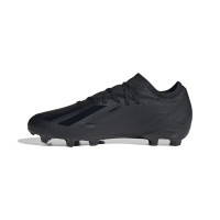 adidas X Crazyfast.3 Gras Voetbalschoenen (FG) Zwart Antraciet