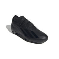 adidas X Crazyfast.3 Gras Voetbalschoenen (FG) Zwart Antraciet