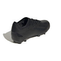 adidas X Crazyfast.1 Gras Voetbalschoenen (FG) Kids Zwart Donkerblauw