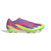 adidas X Crazyfast HMS.1 Veterloze Gras Voetbalschoenen (FG) Paars Felgeel Roze