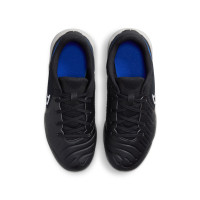 Nike Tiempo Legend 10 Academy Chaussures de Foot en Salle (IN) Enfants Noir Bleu