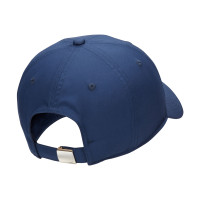 Nike Club Cap Metallic Swoosh Donkerblauw Zilver