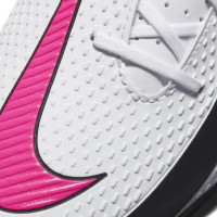 Nike PHANTOM GT CLUB GRAS/KUNSTGRAS VOETBALSCHOENEN (MG)Wit Roze Zwart