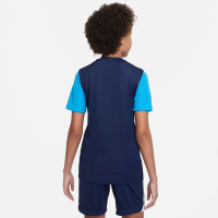 Nike Dri-Fit Trophy V Maillot d'Entraînement Enfants Bleu Foncé Bleu Blanc