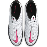 Nike PHANTOM GT ACADEMY ZAALVOETBALSCHOENEN (IC) Wit Roze Zwart
