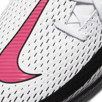 Nike Phantom GT Academy Zaalvoetbalschoenen (IC) Wit Zwart Roze