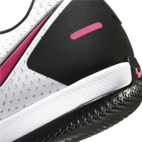 Nike PHANTOM GT ACADEMY ZAALVOETBALSCHOENEN (IC) Wit Roze Zwart