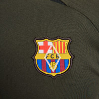 Nike FC Barcelone Strike Survêtement 1/4-Zip 2023-2024 Vert Foncé Noir Blanc
