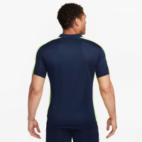 Nike Dri-FIT Academy 23 Polo Donkerblauw Geel Wit