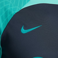 Nike FC Barcelona Strike Trainingsset 2023-2024 Donkerblauw Turquoise