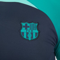 Nike FC Barcelone Strike Haut d'Entraînement 2023-2024 Bleu Foncé Turquoise