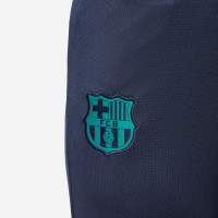 Nike FC Barcelona Strike Trainingspak Full-Zip Hooded 2023-2024 Kleuters Donkerblauw Turquoise