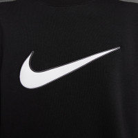 Nike Sportswear Fleece Sweat-Shirt Noir Blanc Gris