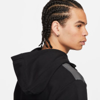 Nike Sportswear Fleece Survêtement à Capuche Noir Blanc Gris