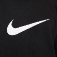 Nike Sportswear Fleece Sweat à Capuche Noir Blanc Gris
