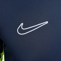 Nike Dri-FIT Academy 23 Trainingstrui Donkerblauw Geel Wit