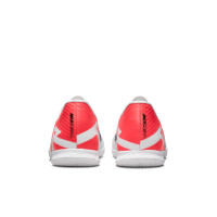 Nike Zoom Mercurial Vapor 15 Academy Chaussures de Foot en Salle (IN) Blanc Rouge Vif Noir