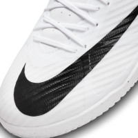 Nike Zoom Mercurial Vapor 15 Academy Chaussures de Foot en Salle (IN) Blanc Rouge Vif Noir