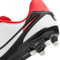 Nike Tiempo Legend 10 Academy Gazon Naturel Gazon Artificiel Chaussures de Foot (MG) Enfants Blanc Noir Rouge Vif