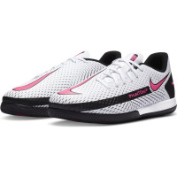 Nike PHANTOM GT Academy Zaalvoetbalschoenen (IC) Kids Wit Roze Zwart