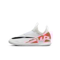 Nike Zoom Mercurial Vapor 15 Academy Veterloze Zaalvoetbalschoenen (IN) Kids Wit Felrood Zwart