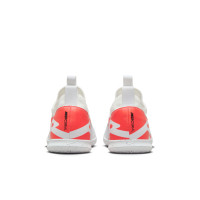 Nike Zoom Mercurial Vapor 15 Academy Veterloze Zaalvoetbalschoenen (IN) Kids Wit Felrood Zwart