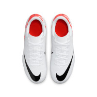 Nike Mercurial Vapor 15 Club Gras / Kunstgras Voetbalschoenen (MG) Kids Wit Felrood Zwart
