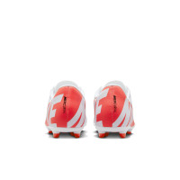 Nike Mercurial Vapor 15 Club Gras / Kunstgras Voetbalschoenen (MG) Kids Wit Felrood Zwart