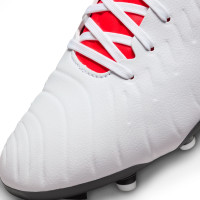 Nike Tiempo Legend 10 Academy Gazon Naturel Gazon Artificiel Chaussures de Foot (MG) Blanc Noir Rouge Vif