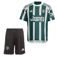 adidas Manchester United Uittenue 2023-2024 Kids