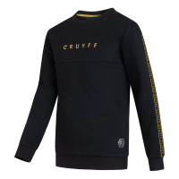 Cruyff Gamer Crew Sweater Kids Zwart Goud