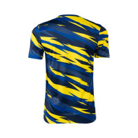 Maillot d'entraînement d'échauffement adidas SC Cambuur 2023-2024 jaune bleu