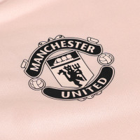 adidas Manchester United Survêtement 2022-2023 Rose Clair Noir Bleu