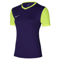 Nike Dri-Fit Tiempo Premier II Maillot de Football Femmes Mauve Jaune Néon Blanc