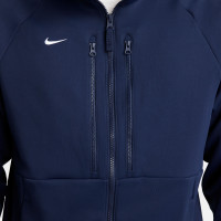 Nike F.C. Culture Of Football Survêtement Full-Zip Bleu Foncé Blanc