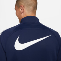 Nike F.C. Culture Of Football Survêtement Full-Zip Bleu Foncé Blanc