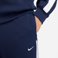 Nike F.C. Culture Of Football Survêtement Full-Zip Bleu Foncé Blanc