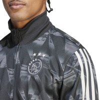 adidas Ajax Veste d'Entraînement 2023-2024 Noir Argent Blanc