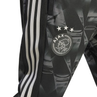 adidas Ajax Track Pantalon d'Entraînement 2023-2024 Noir Argenté Blanc