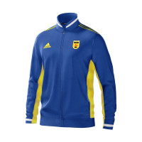 Veste d'entraînement adidas SC Cambuur Anthem 2023-2024 bleu jaune