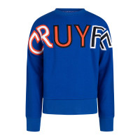 Survêtement Cruyff Mover Crew pour enfants, bleu, orange, noir