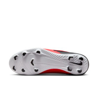 Nike Phantom GX Club Gazon Naturel Gazon Artificiel Chaussures de Foot (MG) Noir Rouge Vif Blanc