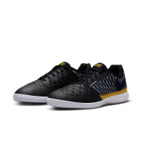 Nike Lunargato II Chaussures de Foot en Salle (IN) Noir Bleu Foncé Jaune