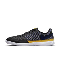Nike Lunargato II Chaussures de Foot en Salle (IN) Noir Bleu Foncé Jaune